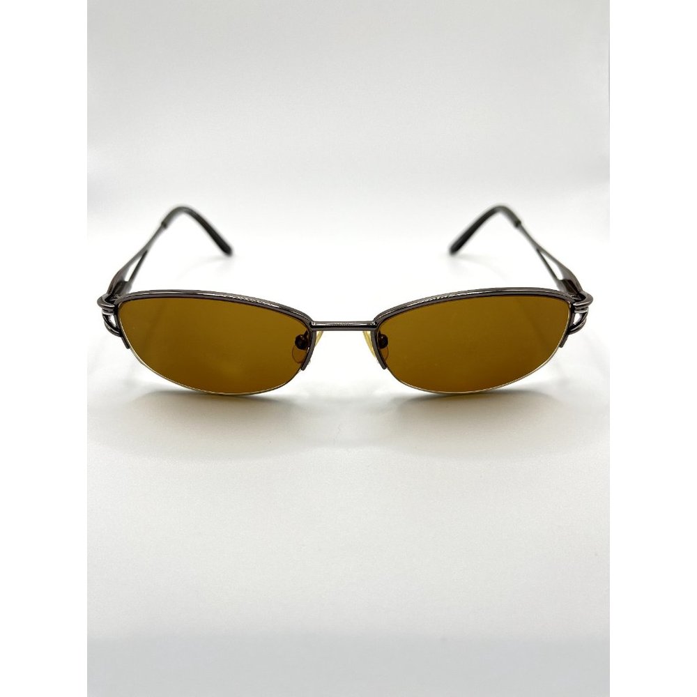 Saks Fifth Avenue Eyeglasses Halfrim Saks 246 OCVL 135 Dark Brown - Picture 2 of 5